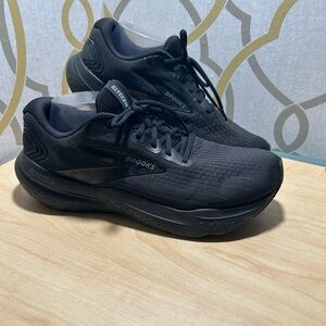Brooks Glycerin GTS 21 Black/Black/Ebony Athletic Shoe size 12